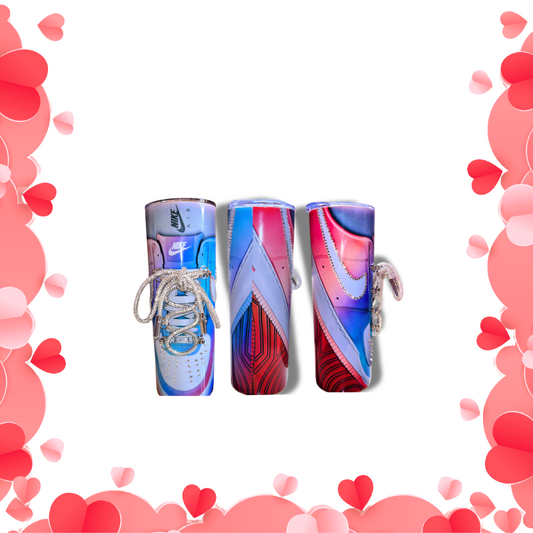 Blinged Out Sneaker Nike Tumbler (Sublimation)